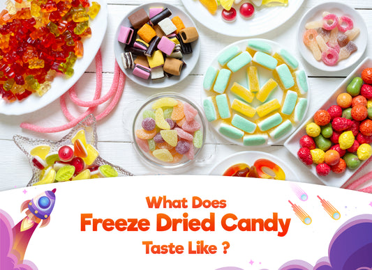 Freeze dried candy