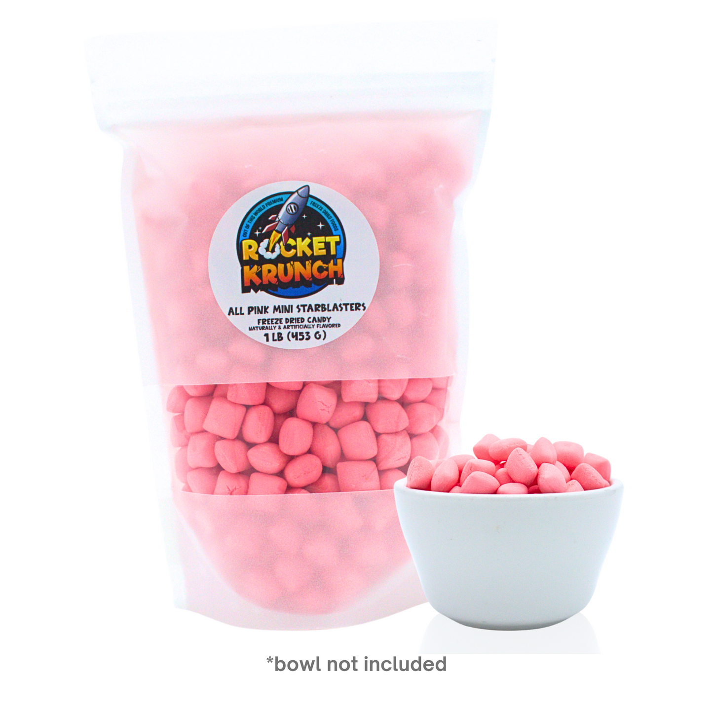 Pink Starblasters Freeze Dried Candy