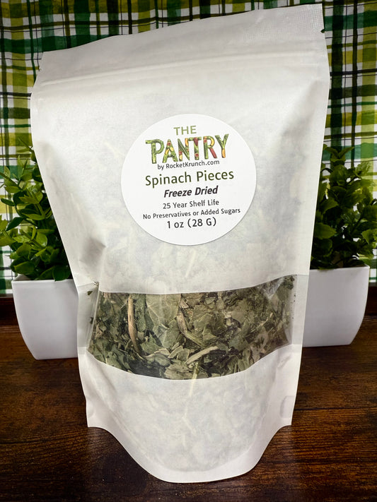 Freeze Dried Spinach Pieces