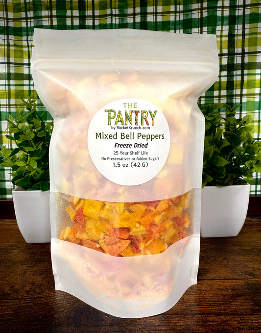 Freeze Dried Mixed Bell Peppers