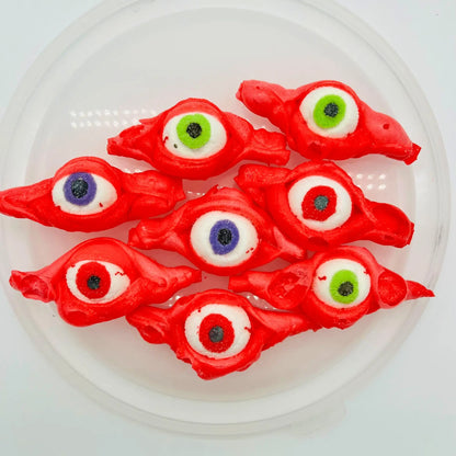 Strawberry Fruit Roll-Up & Monster Marshmallow Eyeballs