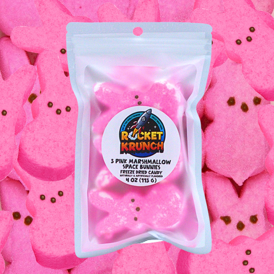 Pink Space Bunnies Freeze Dried Candy