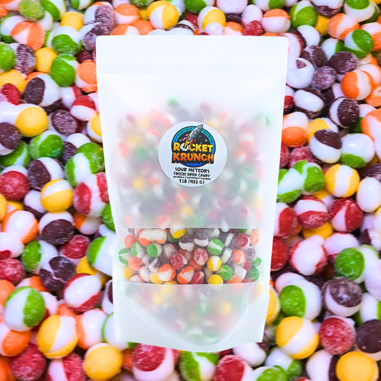 Sour Meteor Freeze-Dried Candy
