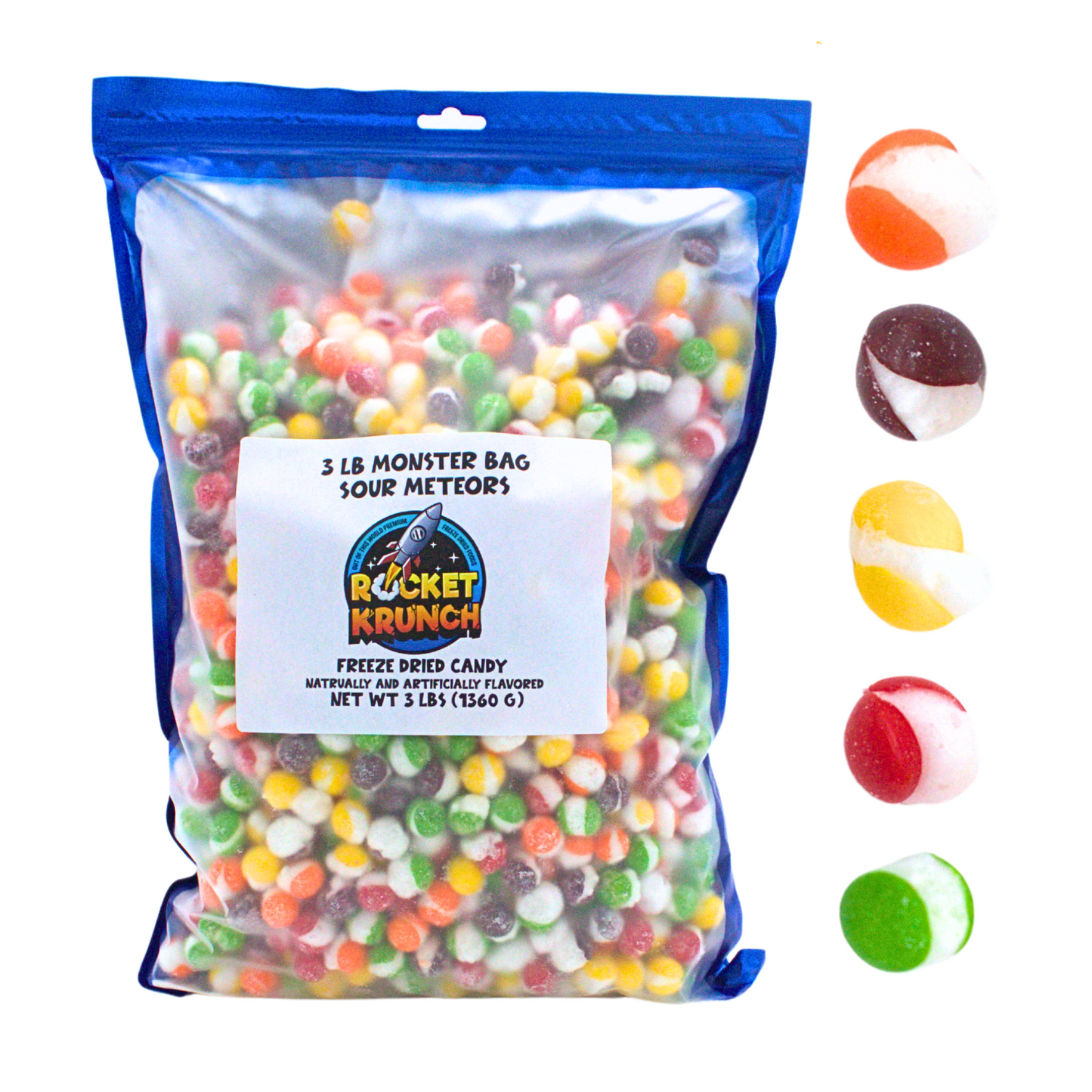 Sour Meteor Freeze-Dried Candy