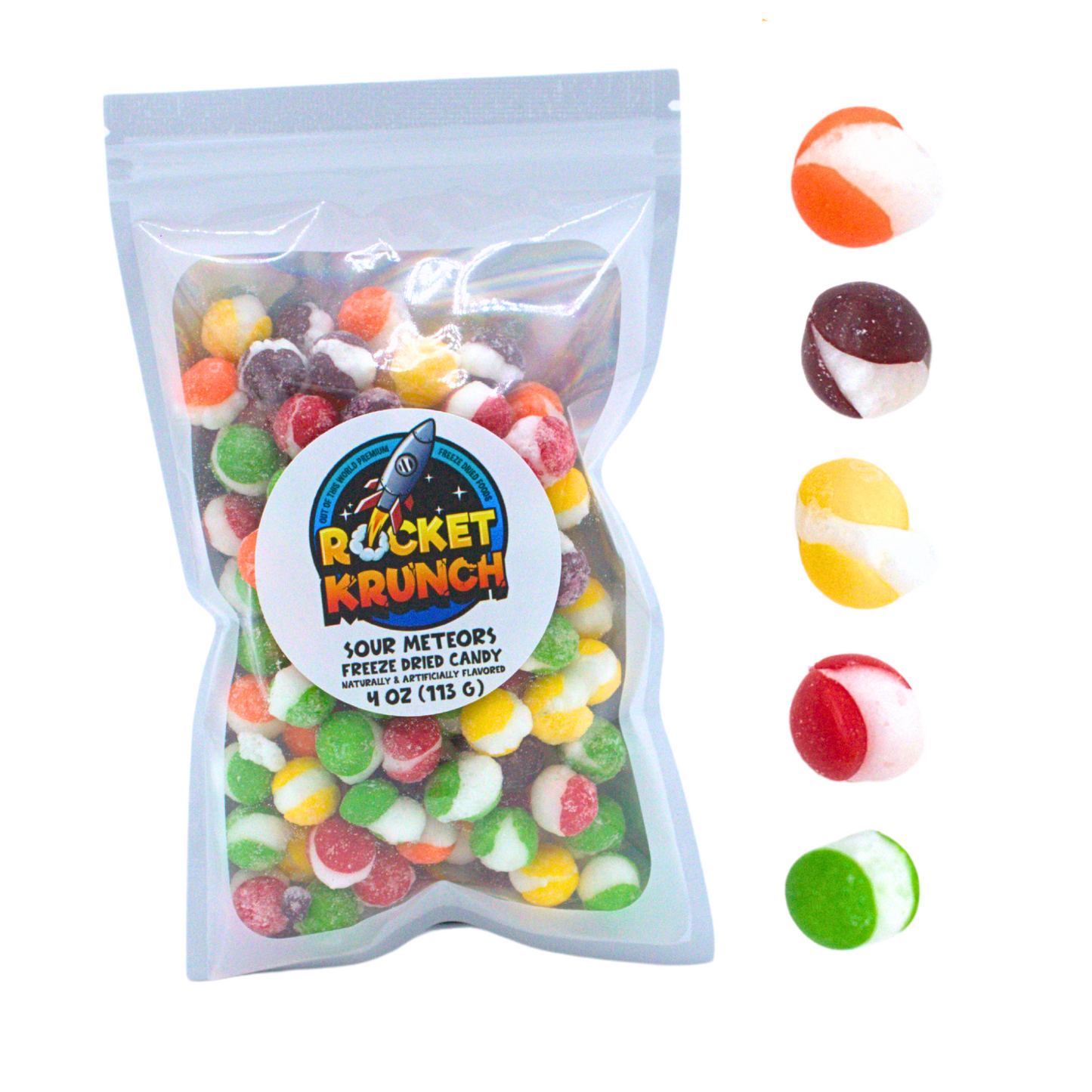 Sour Meteor Freeze-Dried Candy