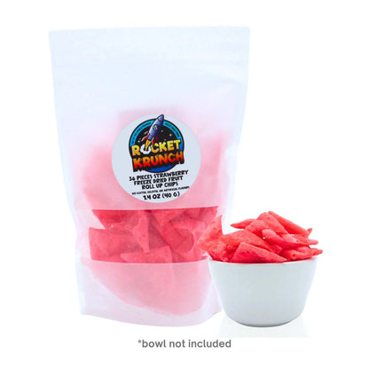 Strawberry Fruit Roll-Up Freeze-Dried Chips