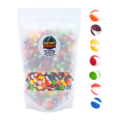 50/50 Mix of Rainbow and Wild Berry Meteors Freeze Dried Candy