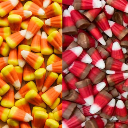 Traditional Candy Corn & Caramel Apple Candy Corn